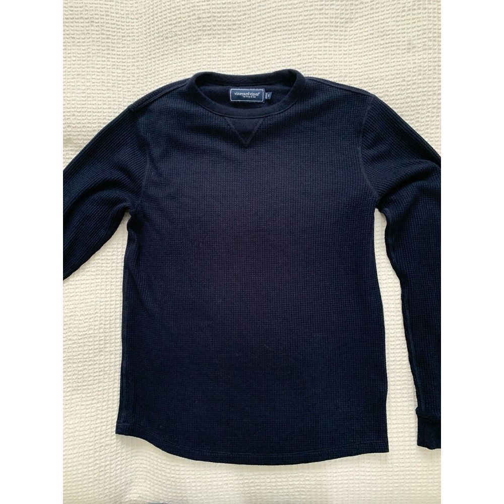 Vineyard Vines By Shep &‎ Ian Pullover Sweatshirt Men's Size S Navy Long Sleeve